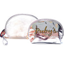 Kit com 2 Necessaires Ruby's NEC-AY06 Prata
