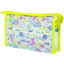 Necessaire Transparente NS2102-1 Amarela Qualis
