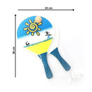 Frescobol 3 peças Verão TRC7256 Modelo Sol