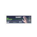 Luva de Vinil Descartável M com 100 uni Danny 9949