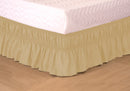 Saia para cama box Colchobox Ajustavel Elasticada Solteiro Casal Queen Avelã
