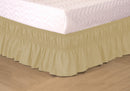 Saia para cama box Colchobox Ajustavel Elasticada Solteiro Casal Queen Avelã
