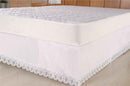 Saia para cama Box Colchobox Ajustavel Riollen Elasticada Solteiro Casal Queen Preta