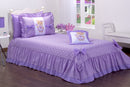 KIT COBRE LEITO URSINHA SOLTEIRO 3 PEÇAS LILAS