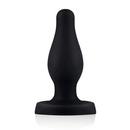 Plug Anal Preto com Ventosa - 11 x 4 cm
