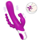 Vibrador Tripla Estimulação Dois Motores Independentes 12 modos de Vibração - Eden