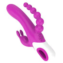 Vibrador Tripla Estimulação Dois Motores Independentes 12 modos de Vibração - Eden