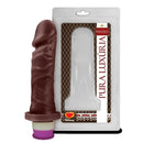 Pênis Vibrador Realístico Marrom 15,3 x 4 cm - Pura Luxúria