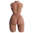 Masturbador Corpinho Realístico Marrom em CyberSkin 14kg