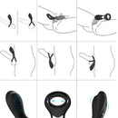 Anel Peniano e Anel Testicular 9 modos de Vibração à prova d'água - RINGS S-Hande