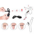 Anel Peniano e Anel Testicular 9 modos de Vibração à prova d'água - RINGS S-Hande