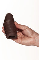Capa Extensor Peniano em Realistic Skin Marrom Realística 16 cm - Aumente seu Pênis em 5 cm Clint