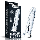 Pênis Realístico Transparente com Ventosa em Jelly TPE 17 cm - 7" - LOVETOY CLEAR DILDO