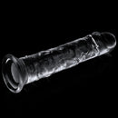 Pênis Realístico Transparente com Ventosa em Jelly TPE 17 cm - 7" - LOVETOY CLEAR DILDO