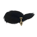Plug LESS (ABS ) P Dourado Rabo Preto