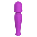 Mini Varinha Mágica Roxa 10 modos de Vibração Recarregável em Silicone - NV Toys