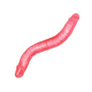 Pênis Vertebrado em Jelly Rosa Duplo 36 cm Realista