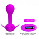Vibrador Para Casal Chimera em Formato de Borboleta com 12 níveis de Vibração Recarregável - Pretty Love