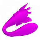 Vibrador Para Casal Chimera em Formato de Borboleta com 12 níveis de Vibração Recarregável - Pretty Love