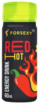 Drink Energético e Afrodisíaco RED HOT - Energético com Pimenta Rabaneiro UNISSEX - 60 ml For Sexy