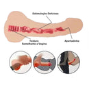 Masturbador em CyberSkin Vagina e Capa Peniana