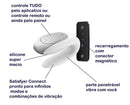 Satisfyer Double Fun Vibrador para Casal controlado por App via Bluetooth e Controle Remoto - Branco