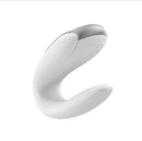 Satisfyer Double Fun Vibrador para Casal controlado por App via Bluetooth e Controle Remoto - Branco