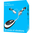 Prendedor de Mamilos c/ Bullet 20 Níveis de Vibração - Breast Vibration Clip