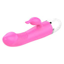 Vibrador Rosa Multivelocidade Dupla Estimulação Ponto G e Clitóris