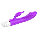 Vibrador Lilás Multivelocidade Dupla Estimulação Ponto G e Clitóris