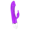 Vibrador Lilás Multivelocidade Dupla Estimulação Ponto G e Clitóris