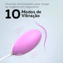 Moon Dream Lover - Vibrador Bullet e Sugador de Clitóris 10 modos de Vibração e 3 de Sucção - Recarregável