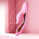 Luminous Dream Lover - Vibrador Rosa com Luz LED Duplo Motor Ponto G e Clitóris Recarregável