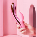 Luminous Dream Lover - Vibrador Rosa com Luz LED Duplo Motor Ponto G e Clitóris Recarregável