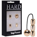 Pompoarismo Magnético para Fortalecimento do Assoalho Pélvico Em Metal Dourado - Vag Power - HARD