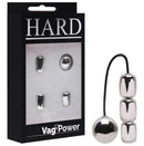 Pompoarismo Magnético para Fortalecimento do Assoalho Pélvico Em Metal Cromado - Vag Power - HARD