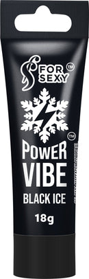 Power Vibe Bisnaga Black Ice - Vibrador Líquido Esfria 18g - For Sexy