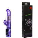 Vibrador Rotativo Ponto G Golfinho 12 modos de Vibração - Roxo