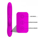 Vibrador Byron com Esferas Rotativas e 7 modos de Vibração Recarregável - PRETTY LOVE