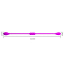 Dream Lover's Whip Vibrador Duplo com 12 modos de Vibração Recarregável - 65 x 3,5 cm - Pretty Love