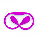 Dream Lover's Whip Vibrador Duplo com 12 modos de Vibração Recarregável - 65 x 3,5 cm - Pretty Love