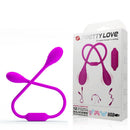 Dream Lover's Whip Vibrador Duplo com 12 modos de Vibração Recarregável - 65 x 3,5 cm - Pretty Love