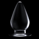 Plug Anal Transparente Cônico King Size em TPE 11,5cm - 4,5" - LOVETOY CLEAR ANAL PLUG