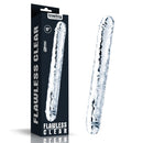 Pênis Transparente Duplo em TPE 30cm 12" - LOVETOY DOUBLE DILDO