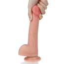Pênis Macio e Firme Muito Realista com Camada Dupla 8" - LOVETOY DUAL-LAYERED PLATINUM SILICONE NATURE COCK