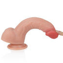 Pênis Macio e Firme Muito Realista com Camada Dupla 8" - LOVETOY DUAL-LAYERED PLATINUM SILICONE NATURE COCK
