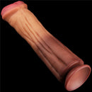 Pênis Monstruoso Macio Firme e Texturizado com Camada Dupla 12" - LOVETOY DUAL-LAYERED PLATINUM SILICONE NATURE COCK