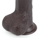 Pênis Realista com Camada Dupla Macio e Firme Preto 7" - LOVETOY SLIDING-SKIN DUAL LAYER DONG BLACK