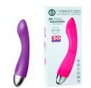 Vibrador Curvado para o Ponto G com 30 Modos de Vibração e Aquecimento Automático Recarregável Roxo