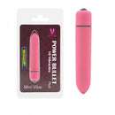 Mini Vibrador Power Bullet Cápsula RO-80 10 modos de Vibrações Diferentes - SOFT TOUCH - Rosa
